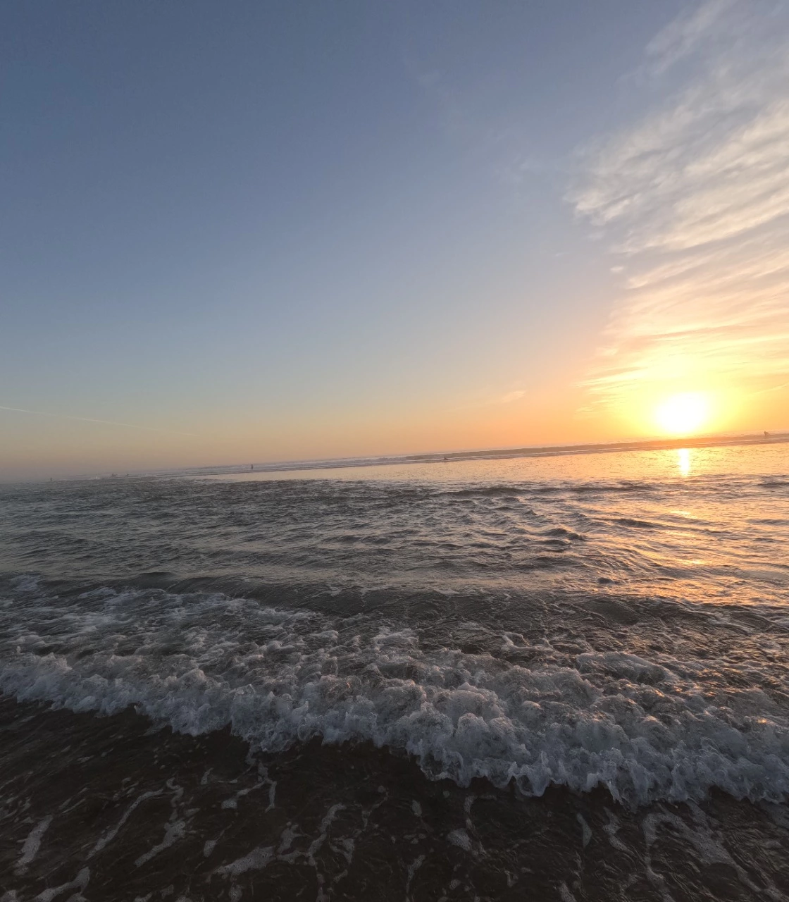 Taghazout sunset beach