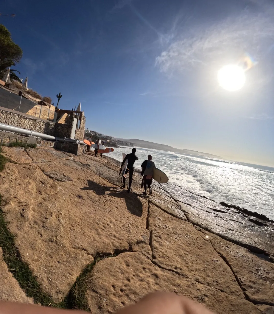 Taghazout Ocean View road to the beach
